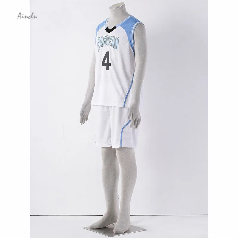 Ainclu Костюм Аниме Kuroko no Basuke RAKUZAN школьная баскетбольная форма Одежда Akashi Seijuro