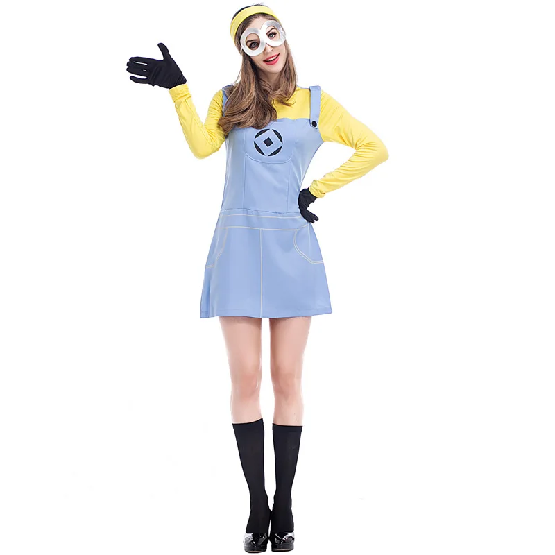 Umorden Movie Despicable Me Costumes Minion Costume For Men Women Minions  Cosplay Funny Yellow Guy Fancy Dress Couple - Cosplay Costumes - AliExpress