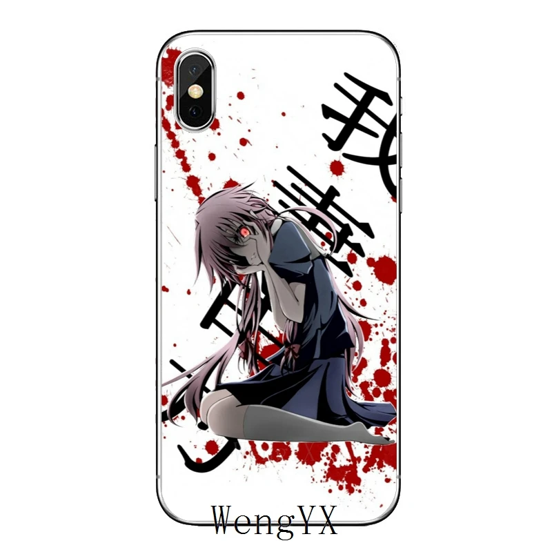 Мягкий чехол из ТПУ для телефона аниме Mirai Nikki Future Diary Apple iPhone X XR XS Max 8 7 6s 6 plus SE 5s 5c 5