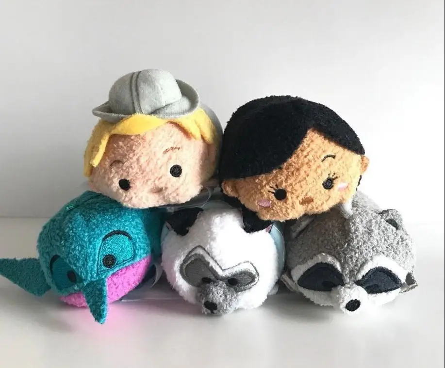 

NWT! Pocahontas Mini Plush Set John Smith Meeko bnwt
