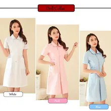 Высококачественная Униформа с коротким и длинным рукавом для больниц, медсестер, салонов красоты, спа, женское платье для клиник, Медицинские костюмы