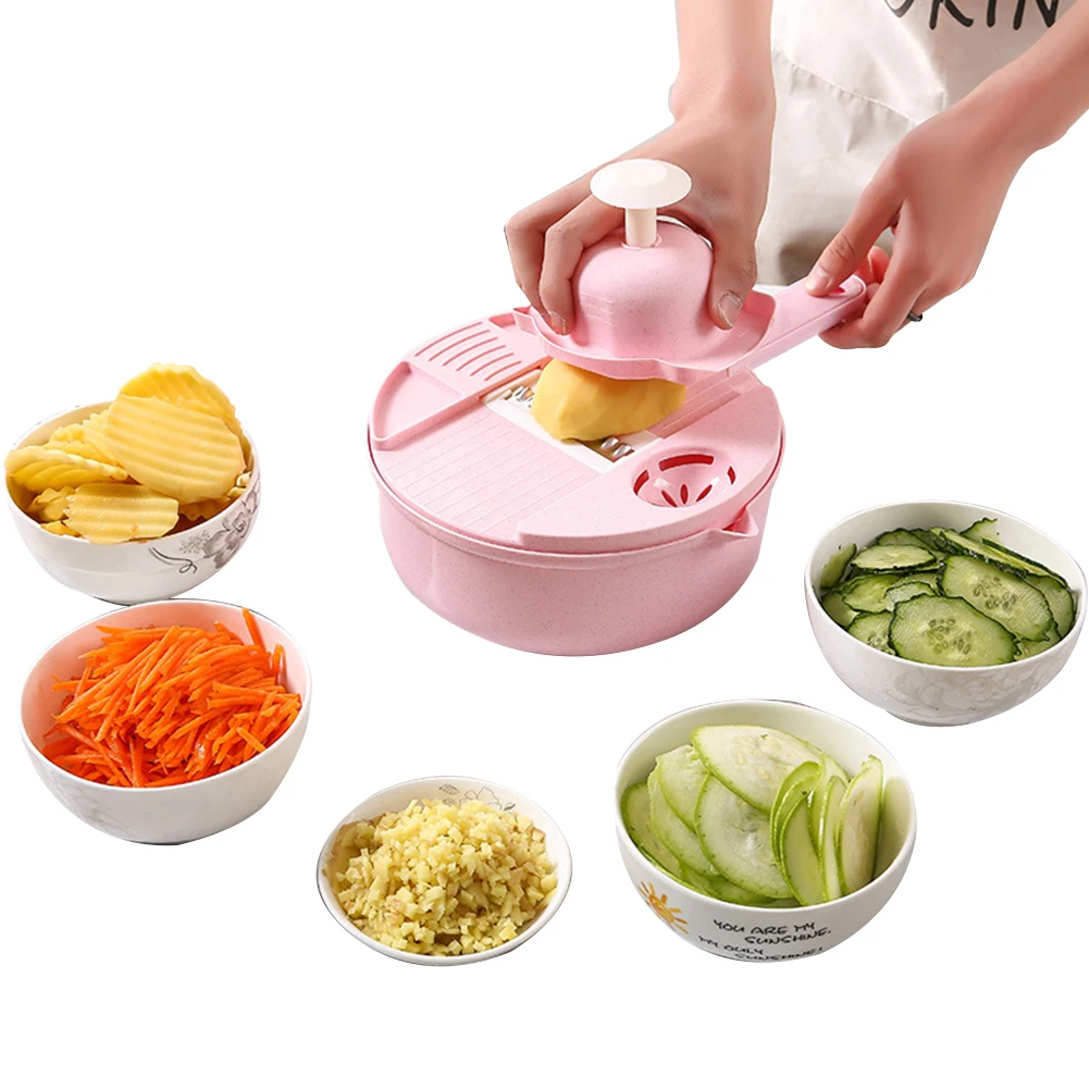 

Environmentally friendly round Kitchen Tool Supplies Pattern Cut vegetables tool Convenience Multi-function Kitchen Gadget Sets