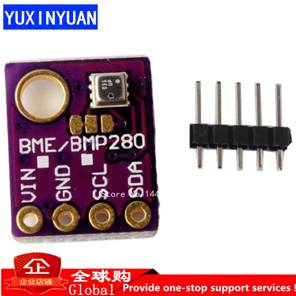 

1pcs/lot BME280 BME-280 ( UP ) LGA IC SENSOR PRESSURE HUMIDITY
