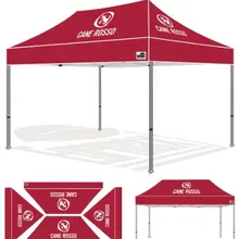 Подгонянный всплывающий тент, шатер рекламы рамки алюминиевого сплава 16kgs, навес события цифровой печати 10*15 коммерческий сад навес