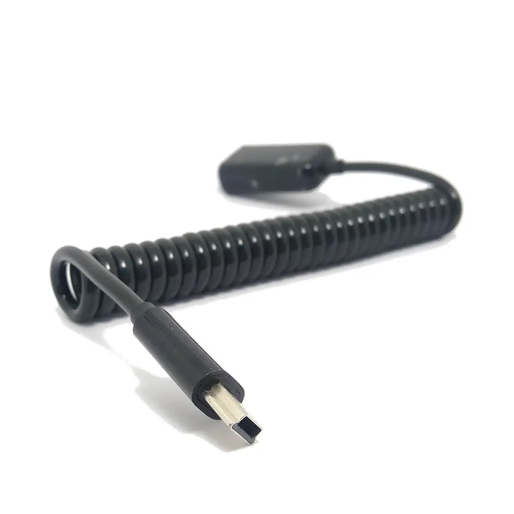 1 шт. мини USB 2 0 OTG кабель для мужчин и женщин пружинный выдвижной растягивающийся