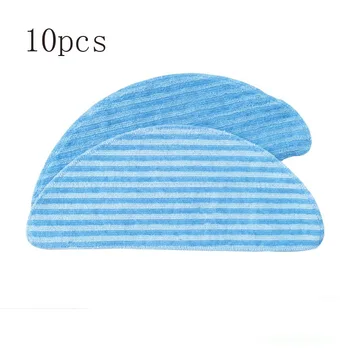 

10pcs/set Mopping Cleaning cloth Mop For Ecovacs Deebot Deepoo MirrorS CR120 CEN540 CR130