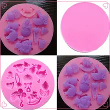 Baby Shower Party 3D Silicone Fondant Mould