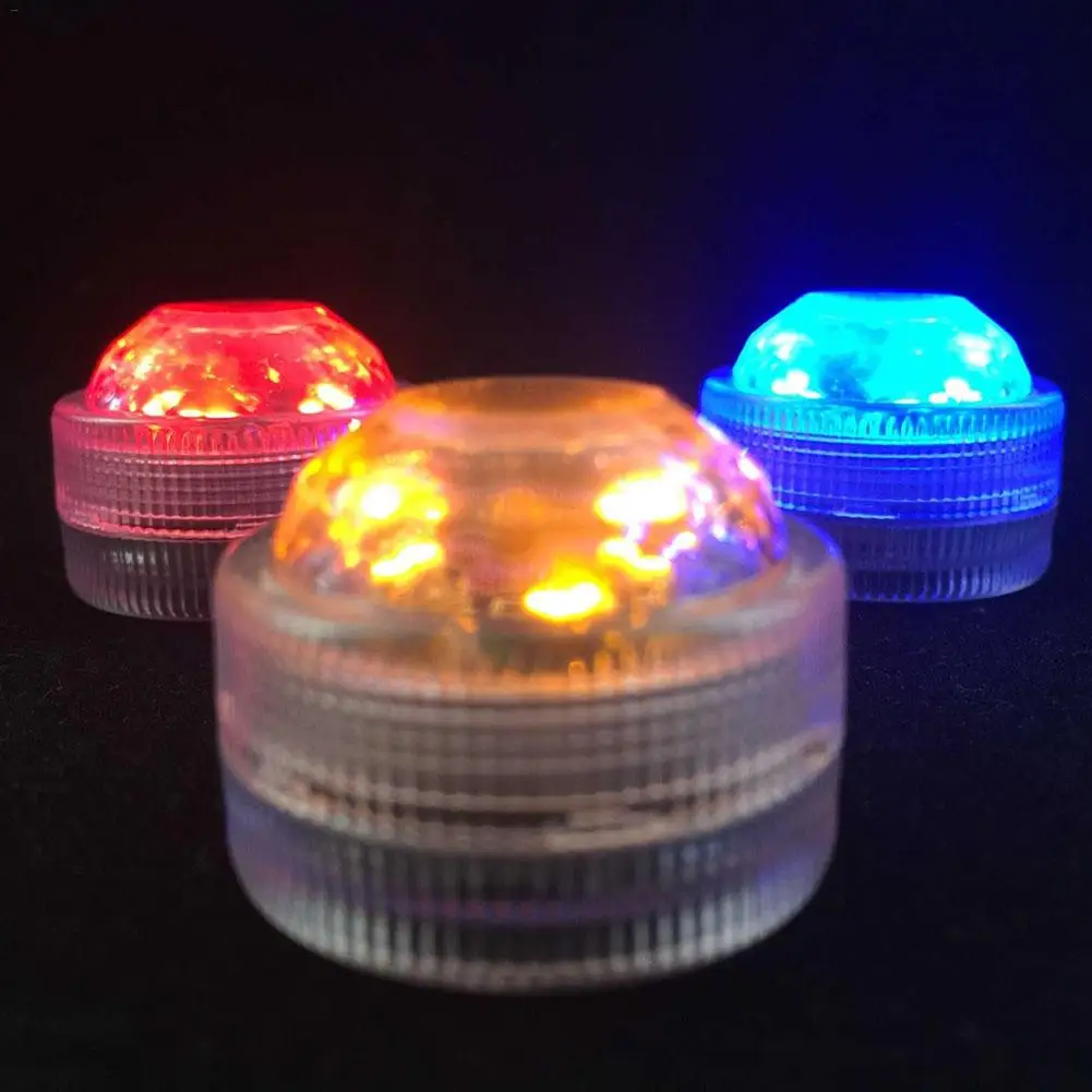 

10pcs/set Waterproof IP68 LED Diving Light Diamond Aquarium Light RGB Decor Light for Wedding Holiday Party with Remote control