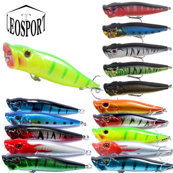 HOT DEAL ❤️ LEOSPORT New Arrival 9.5cm/12g 1 pcs Big Popper Fishing Lures 3d Eyes Bait Crankbait Wobblers Tackle Isca Poper Japan - discount item 25% OFF Sports & Entertainment