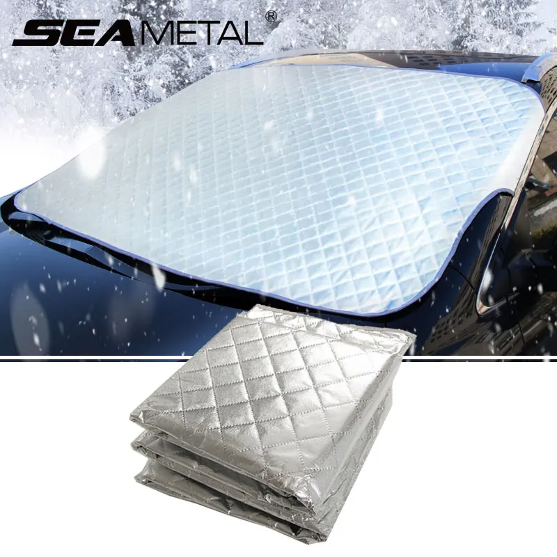 Car Windshield Cover Front Windscreen Covers Summer Heat Sun Shade Snow Ice Proof Cushion Universal Winter