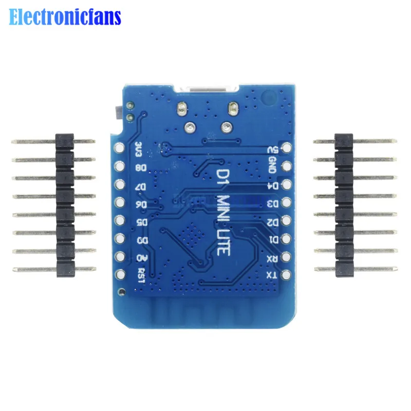 Для WEMOS D1 Mini CH340G Lite V1.0.0 WIFI Интернет вещей макетная плата на основе ESP8285 ESP8266 1 Мб FLASH 3