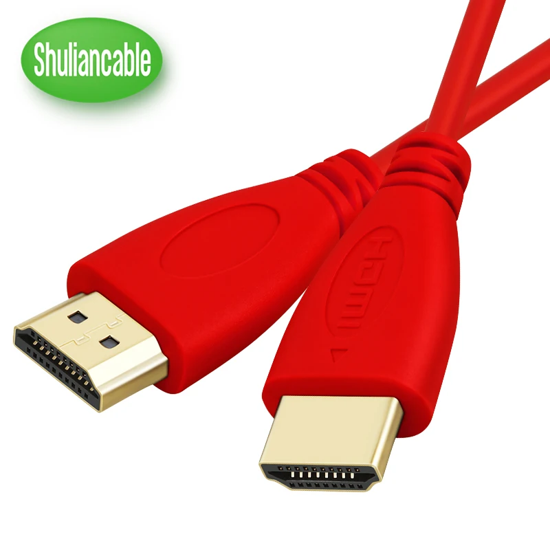 Shuliancable Кабель hdmi 2,0 HD 1080P 3D для компьютера ТВ приставка PS4 проектор hdmi переключатель 0,3 м 1 м 1,5 м 2 м 3 м 5 м 7,5 м 10 м