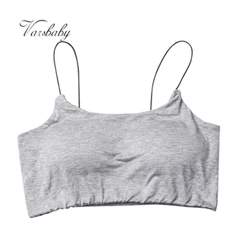 

Varsbaby women's sexy padded push up underwear ladies solid wire free bras