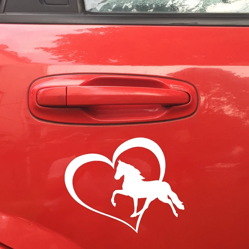 Horse Heart Art Decal Car Decor