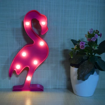 

Christmas Decorations Luminary 3D LED Flamingo Lamp Pineapple Cactus Clouds Nightlight Romantic Light Table Lamp For Home Decor