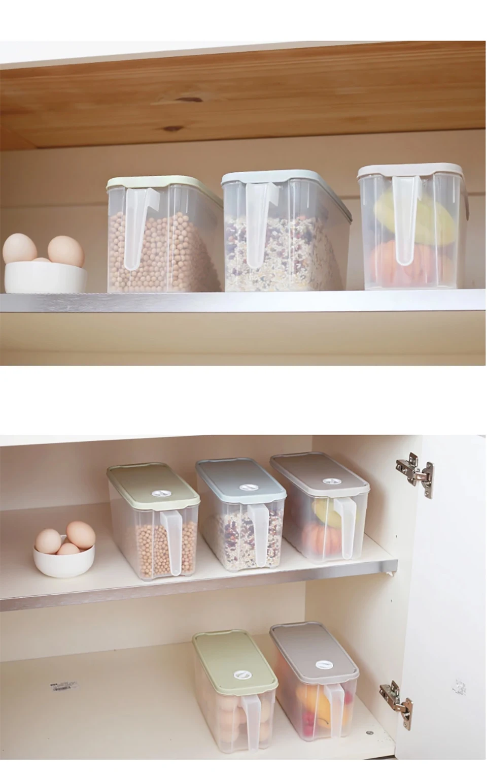 Кухонная свежая коробка для холодильника, холодильника, коробка для сохранения свежести с ручкой, дышащая коробка для хранения продуктов, фруктов, овощей, яиц