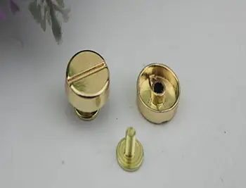 

Free shipping (20 PCS/lot) diy bag accessories metal handbag at the bottom of the circular arc rivets