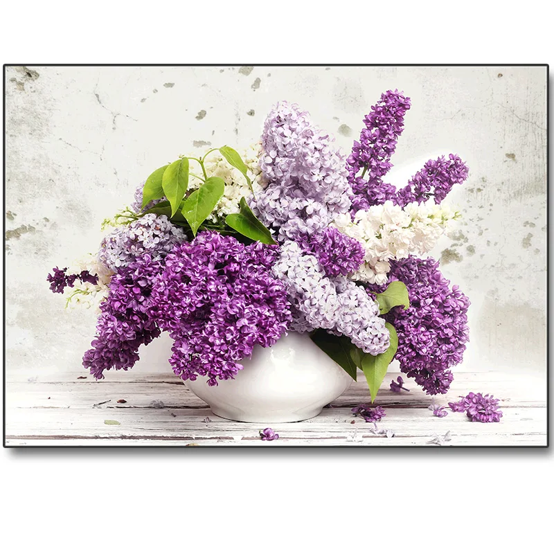 

5D DIY Diamond Painting Cross stitch Diamond Embroidery Flower Picture Of Rhinestones Home Decor