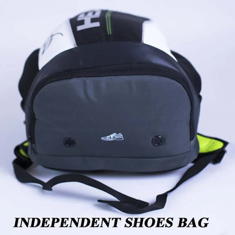 Mochila De cabeza profesional raqueta de tenis bolsa bádminton Bagpack suave multiusos doble hombro para 2 raquetas hombres Mochila De cabeza profesional raqueta de tenis bolsa bádminton Bagpack suave multiusos doble hombro para 2 raquetas hombres