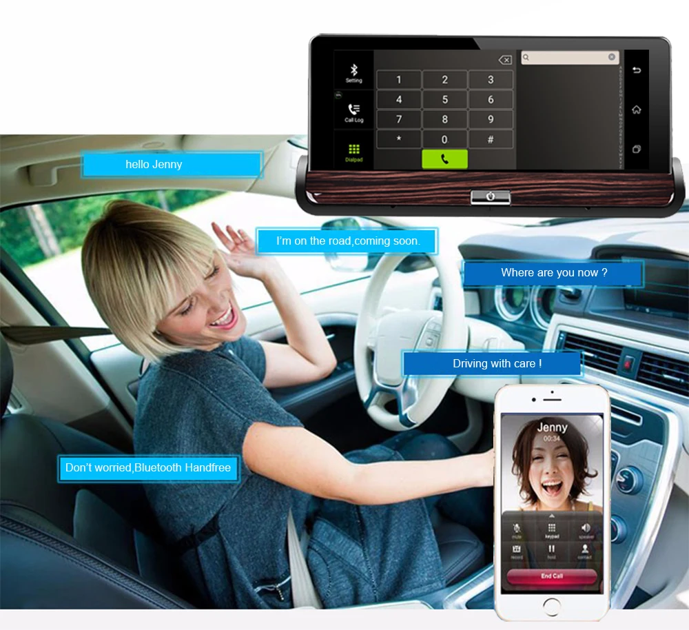 Kampacar Android Smart Mirror gps Coche 3g Wifi видео рекордер с Навигатором 7 дюймов Europa Автомобильный gps навигатор туристический для автомобилей