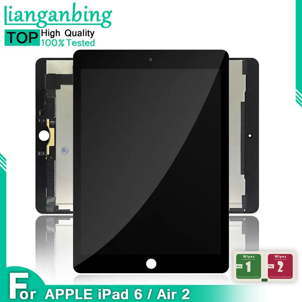 ЖК-дисплей для Apple ipad Air 2 ipad 6 A1567 A1566 9," Полный ЖК-дисплей с сенсорным экраном дигитайзер панель в сборе