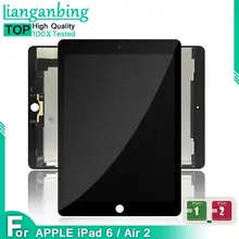 ЖК-дисплей для Apple ipad Air 2 ipad 6 A1567 A1566 9," Полный ЖК-дисплей с сенсорным экраном дигитайзер панель в сборе