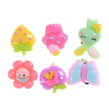 Мода 20 шт. Запчасти Ассорти Полимерная глина серьги гвоздики комплект ювелирных изделий ручной работы AnimalsCartoon серьги для девочек, одежда для детей