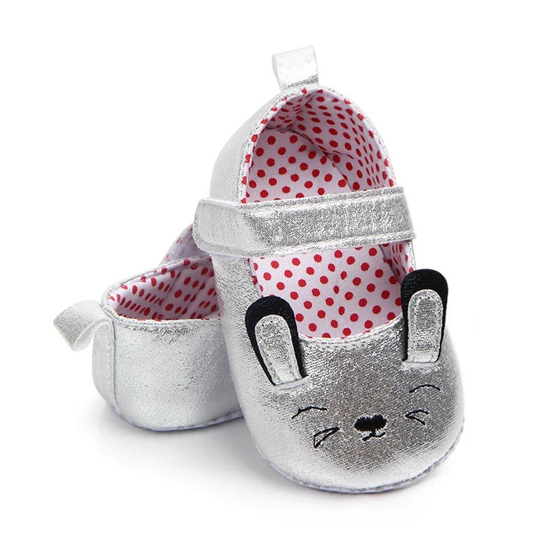 Детская обувь для девочек принцесса кот первые ходоки новорожденный мягкой подошве противоскользящие Zapatos Bebes