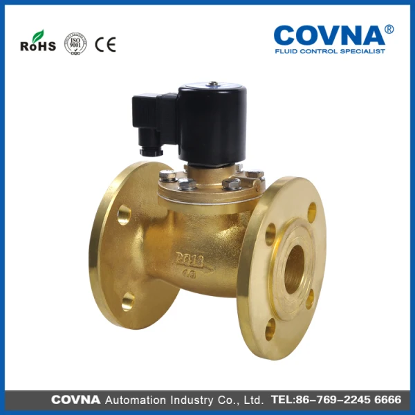 Buy 1" Solenoid Valve Flange Steam Hot Water Hot Oil