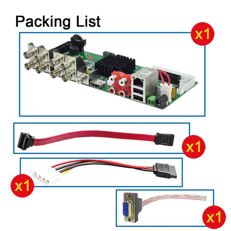packing list