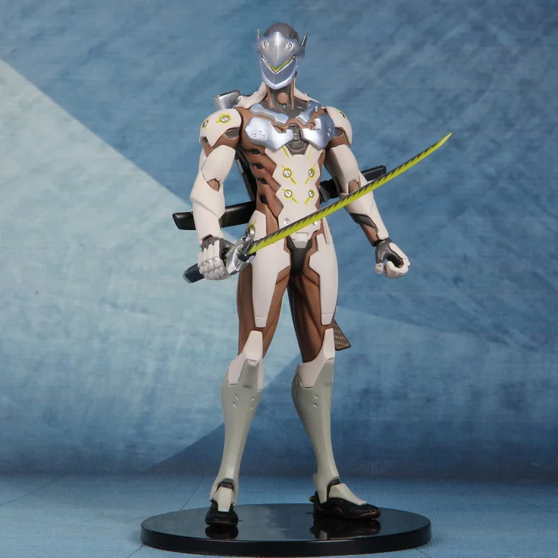 Аниме игра OW Ninja Shimada Genji 18 см шарнирные подвижные фигурки модели игрушек|Игровые и