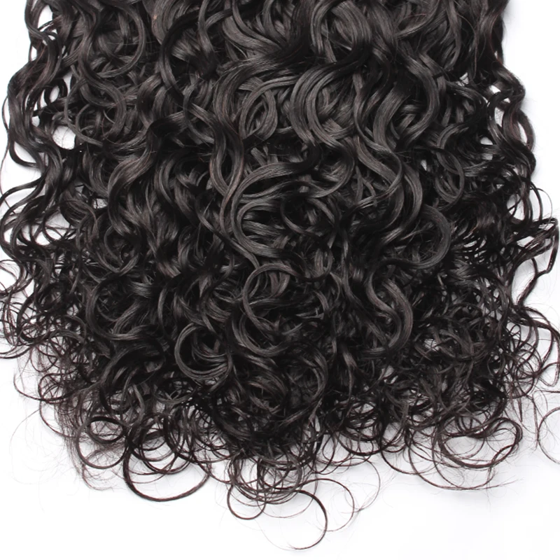 Water Wave Human Hair Weave Bundles Brazilian Virgin Hair Human Hair 1 Piece 1 Bundle Natural Color Hair Extensions CARA Water Wave Human Hair Weave Bundles Brazilian Virgin Hair Human Hair 1 Piece 1 Bundle Natural Color Hair Extensions CARA