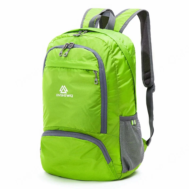 Сверхлегкий складной водонепроницаемый рюкзак для походов, кемпинга, путешествий, спорта, рюкзак для мужчин и женщин, Прямая поставка - Цвет: Light Green