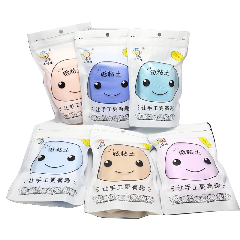 

DIY Paper Clay 100g Large Volume Paper Clay Soft Paper Clay Plasticine Drawing Slime Polymer Toy for children Kids Gift