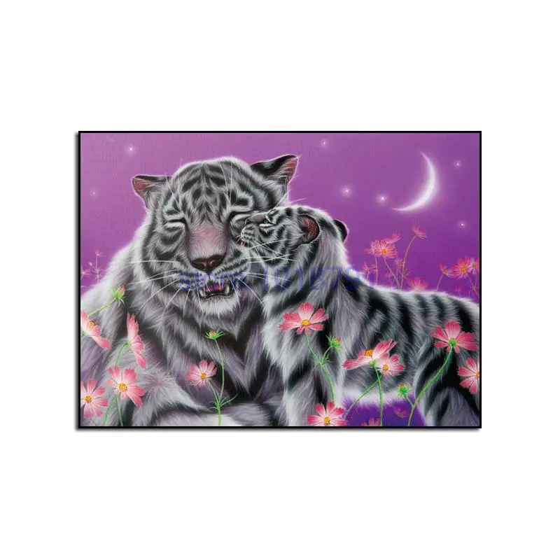 

Free shipping diamond embroidery butterfly Tiger needlework cross stitch set full square diamond flower diy diamond painting