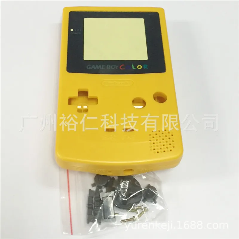 

Yellow New Full Housing Shell Cover for Nintendo Gameboy Color GBC Repair Part Housing Shell Pack