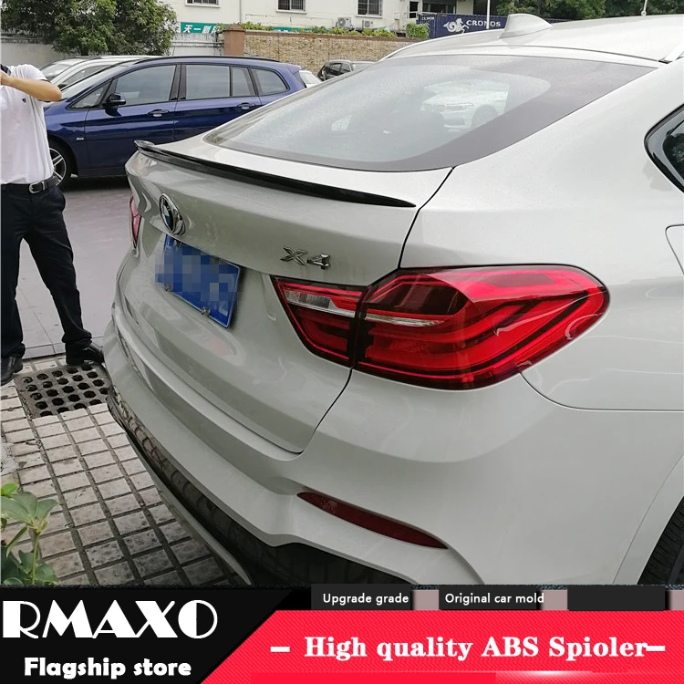 

For BMW F26 X4 Spoiler 2015-2018 F26 X4 JIANJ High Quality ABS Material Car Rear Wing Primer Color Rear Spoiler