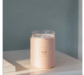

candle rhyme humidifier Creative silent air purifier water freshener USB charged Candlestick shaped atmosphere purifier