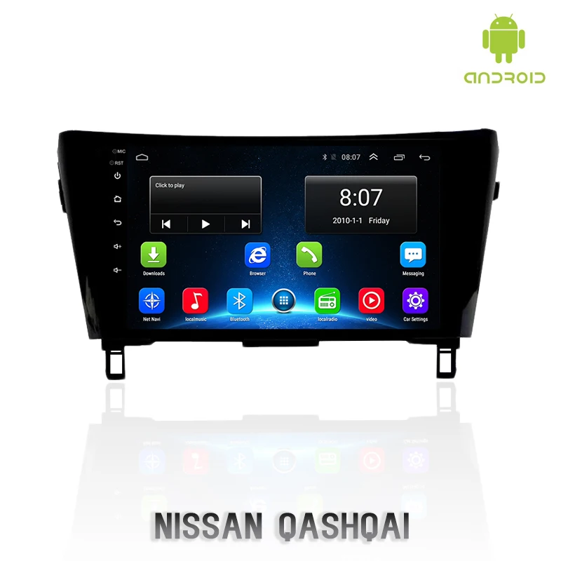 

NVTECH 10.1 inch multimedia system GPS navigation Android 8.1 MP5 player For Nissan Qashqai X-Trail 2012-2018