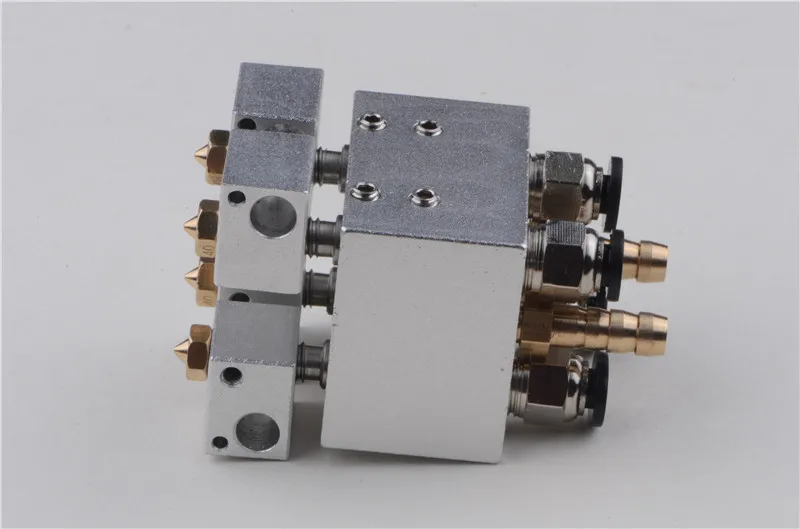 1,75/3 мм Кракен Quad экструдер hotend Kraken 4 многоголовый 4 цвета с водяным охлаждением Горячий Конец экструдер комплект 3D принтер экструдер