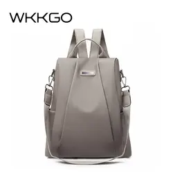 WKKGO Повседневный Оксфордский рюкзак, женский рюкзак на плечо, дизайнерский рюкзак на плечо, школьные рюкзаки, женский рюкзак для покупок
