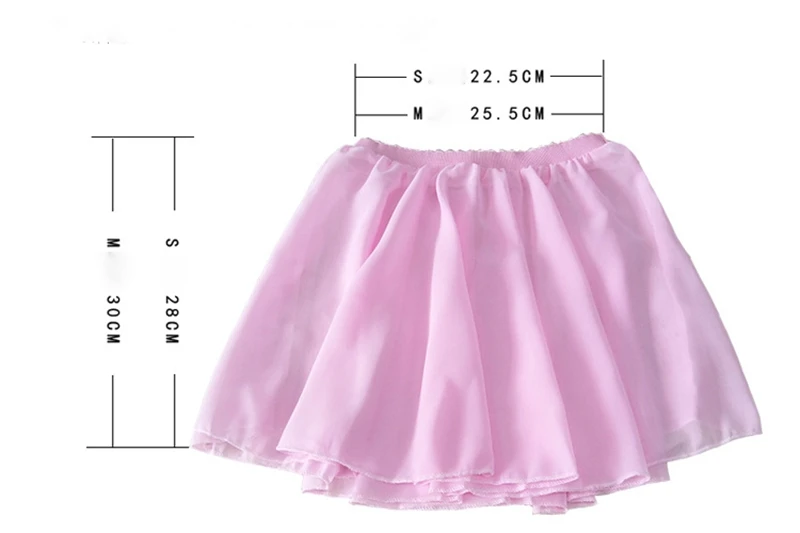 Балетная юбка-пачка для девочек 90-150 см, Яркая Летняя шифоновая короткая юбка-американка юбки для маленьких девочек детский балетный костюм