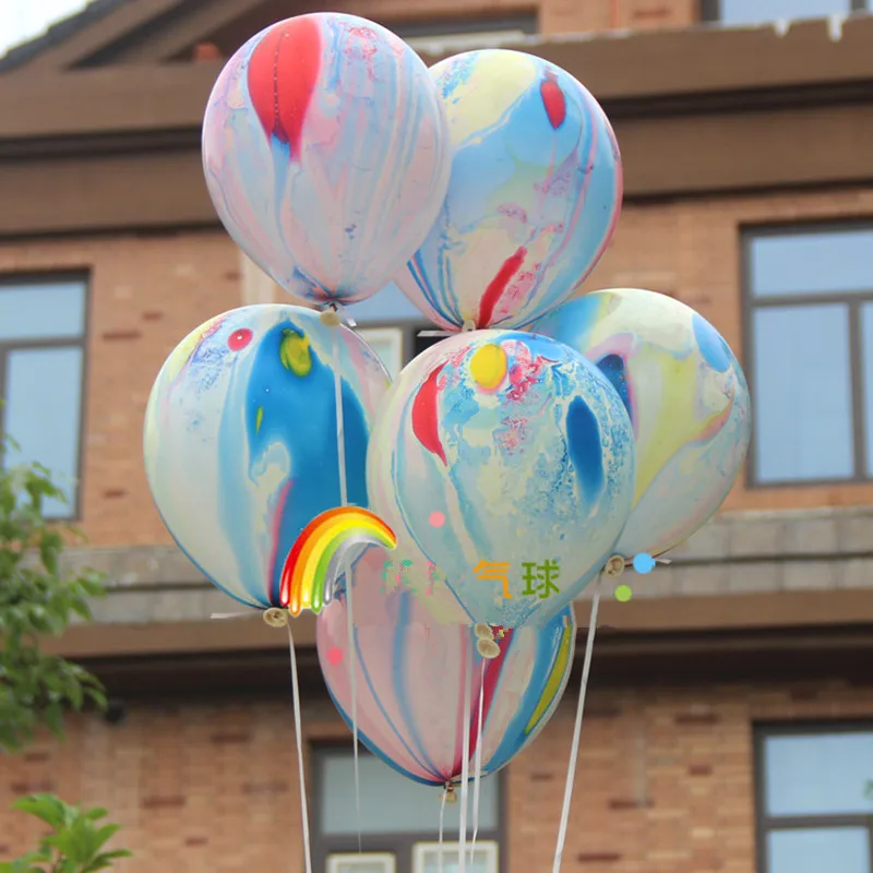 20 шт. 12 дюймов Printed er напечатаны облака воздушный шар гелий воздушные шары на день рождения декоративные шары для вечеринки Детская Игрушка надувной шар