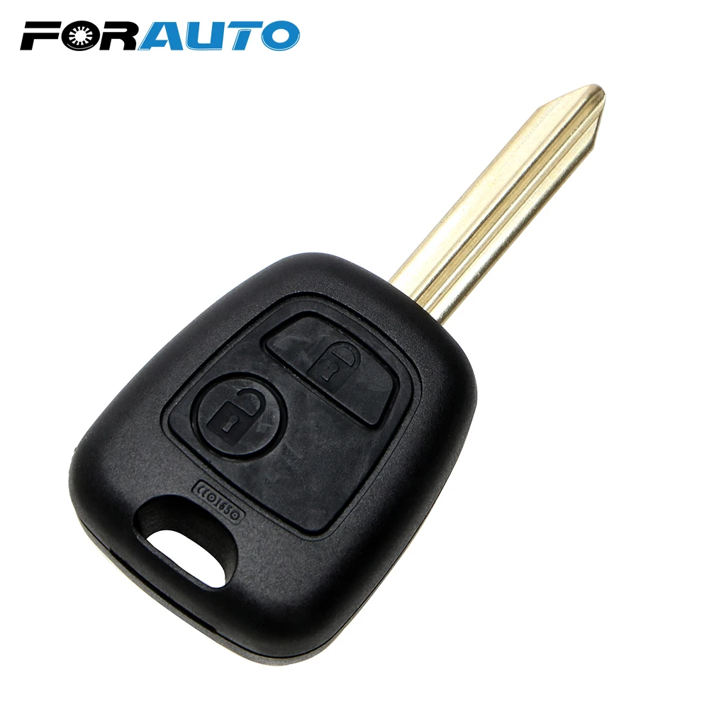 

FORAUTO Car Key Shell Car-styling Key Case Fob 2 Button Remote For Peugeot Partner Expert Boxer SX9 Blade