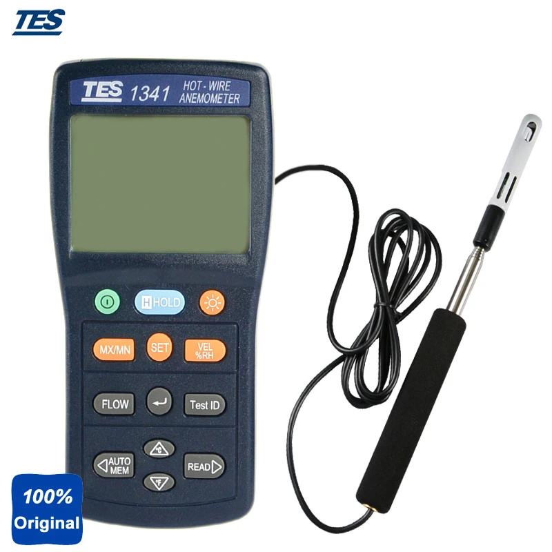 

Handheld Hot-wire Anemometer TES1341