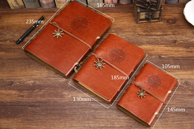 Steampunk Leather Cover Notebook