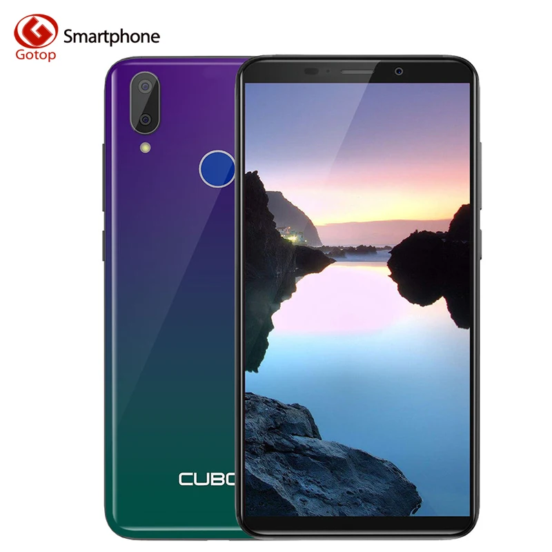 Cubot J7 5 7 дюймов Android 9 0 смартфон 18:9 экран 2 Гб 16 мобильный телефон MT6580