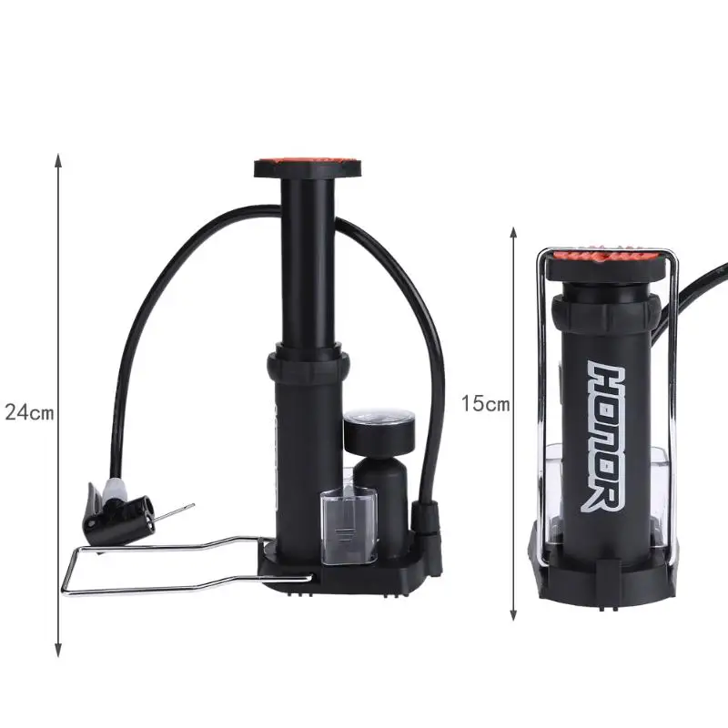 15,5 см мини велосипедный насос, портативный велосипедный напольный насос, Педальный насос для велосипедных шин, MTB дорожный мини велосипедные воздушные насосы с пьезометром