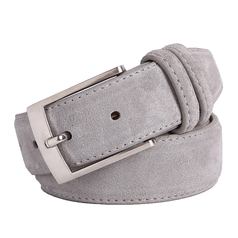TORRO Reversible Men's Belt - Genuine Leather, Black/Dark Brown, Brushed Metal Buckle