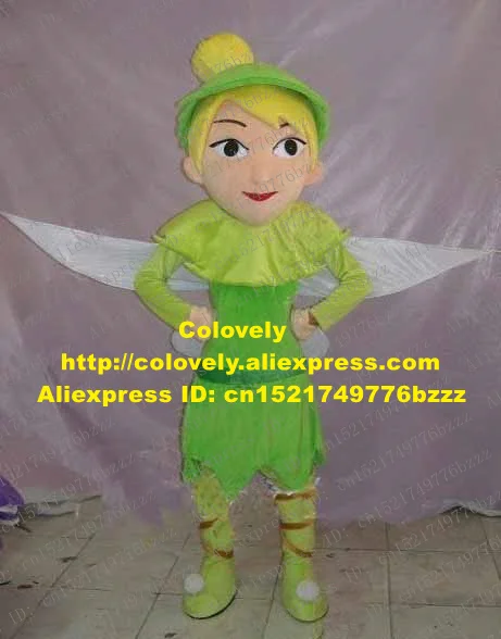 Костюм талисмана Pretty Tinker Bell для девочек маскотница ласкотница с желтыми волосами